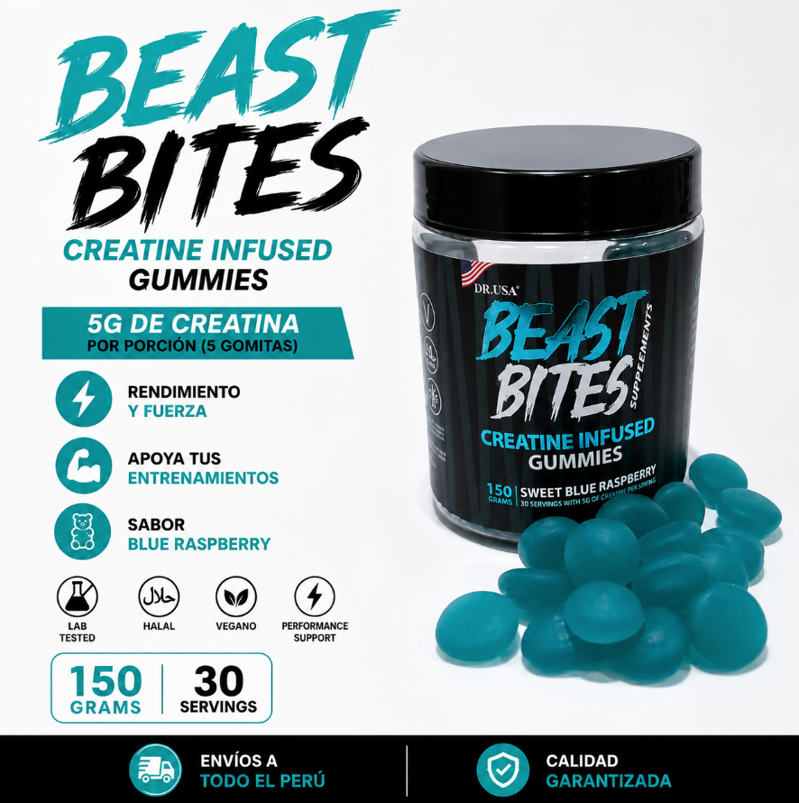 BEAST BITES - CREATINA EN GOMITAS