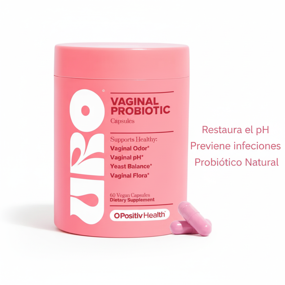 URO Vaginal Probiotic - Beneficios: Restaura el pH, Previene infecciones